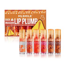 MLSMILE Lip Plumping Glaze Kit  6PCS Duckbill Applicators  Instant Volume   Hydration  K  Beauty Inspired Lip Treatment For Fuller Looking Lips