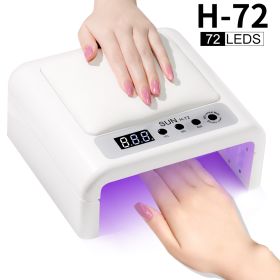 UV Led Nail Lamp For Gel Nail Polish Press On Nails Curing,  Large UV Nail Light Curing Nail Dryer With Nail Arm Rest For Nail Art Nail Technician Sal
