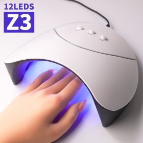 Professional UV Nail Lamp, LED, 6 UV Lights, Handheld Design, 3 Types Of Timing Settings, USB Rechargeable, Eye Protection Technology, Suitable For Us