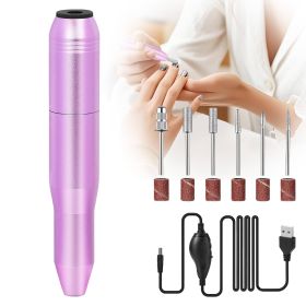 Professional Portable Electric Nail Drill,Manicure Pedicure With Nail Drill Bits