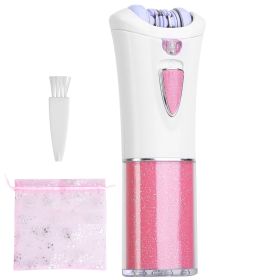 1Pc Glide Epilator For Women Cordless Women Shaver Facial Body Hair Remover Razor For Women Electric Tweezers Bikini Epilator Trimmer With LED Light
