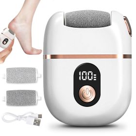 New Electric Callus Remover For Feet, Portable Rechargeable Foot Repair And Grinding Device With Digital Display, Heel Polisher File For Men Women Dry