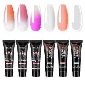 Multi-color mixed nail solid model glue (Option: 03style)