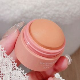 Round Blush Cream For Women's Single-color Nude Makeup, With Long-lasting Color, Natural Matte Finish And Enhanced Complexion (Option: Round Blush Cream)