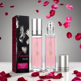 Women's 10ml Portable Pheromone Roller Perfume, Fresh, Natural, Elegant And Long-lasting Fragrance, Suitable For Dating, Travel And Parties In 2025 (Option: 2PCS)