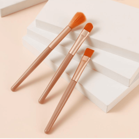 Makeup Brush Three Piece Set (Option: Color01)