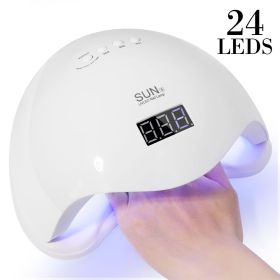 LED Nail Lamp, Nail Dryer Gel Nail Polish Curing LED UV Light With 4 Timers Automatic Sensor LCD Display Professional Nail Art Tools Accessories For F (Option: SUN5)