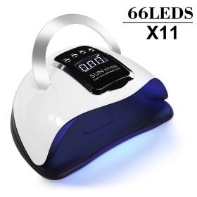 UV LED Nail Lamp Professional LED Nail Dryer For Gel Nails With Removable Base, Touch Screen 4 Timers And Automatic Sensor UV LED Nail Lamp Profession (Option: X11 MAX)