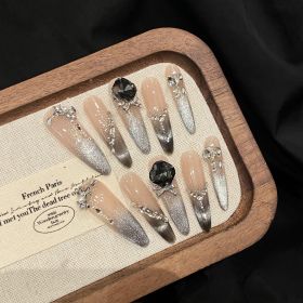 Autumn And Winter Gradient Cat Eye New White High-grade Wear Armor (Option: Small Size S-2635 Fine Tip)